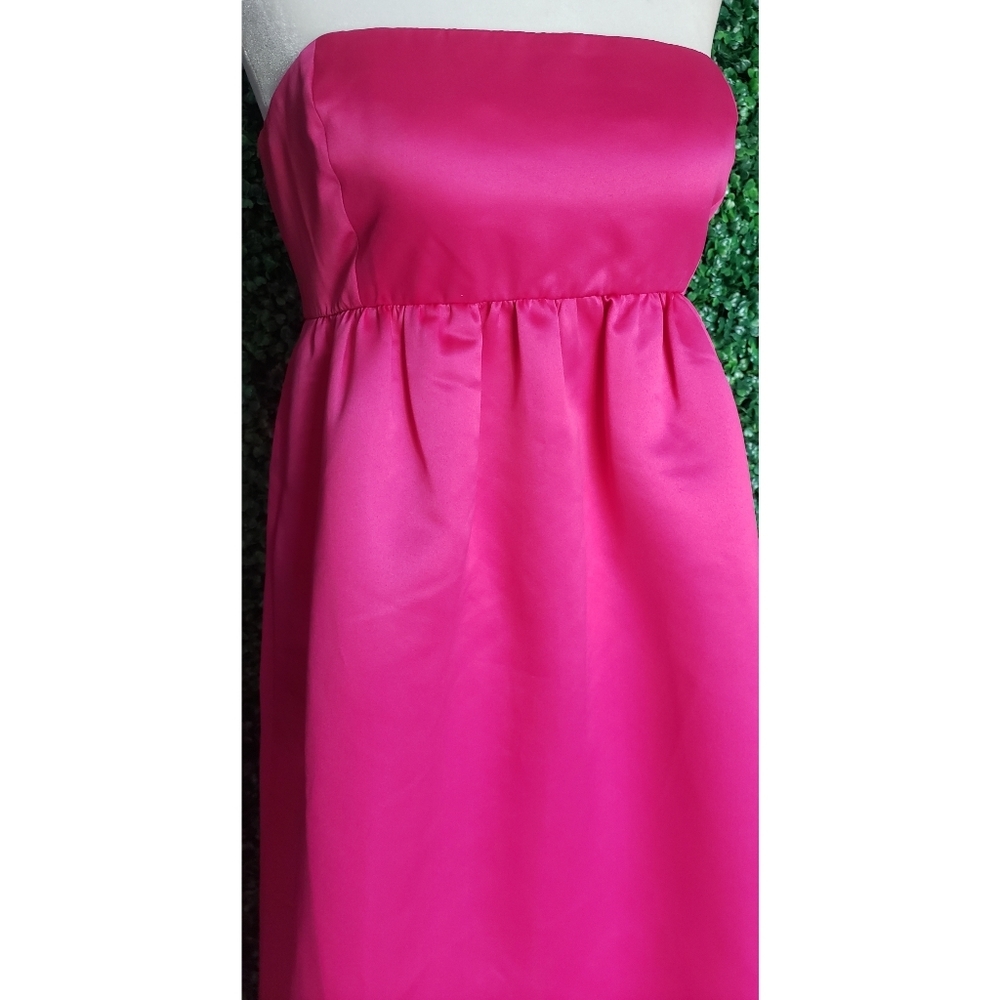 66. J.Crew Collection limited-edition strapless dress in duchesse satin - Picture 6 of 11
